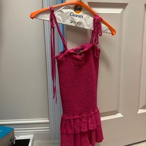 Katie J NYC hot pink dress